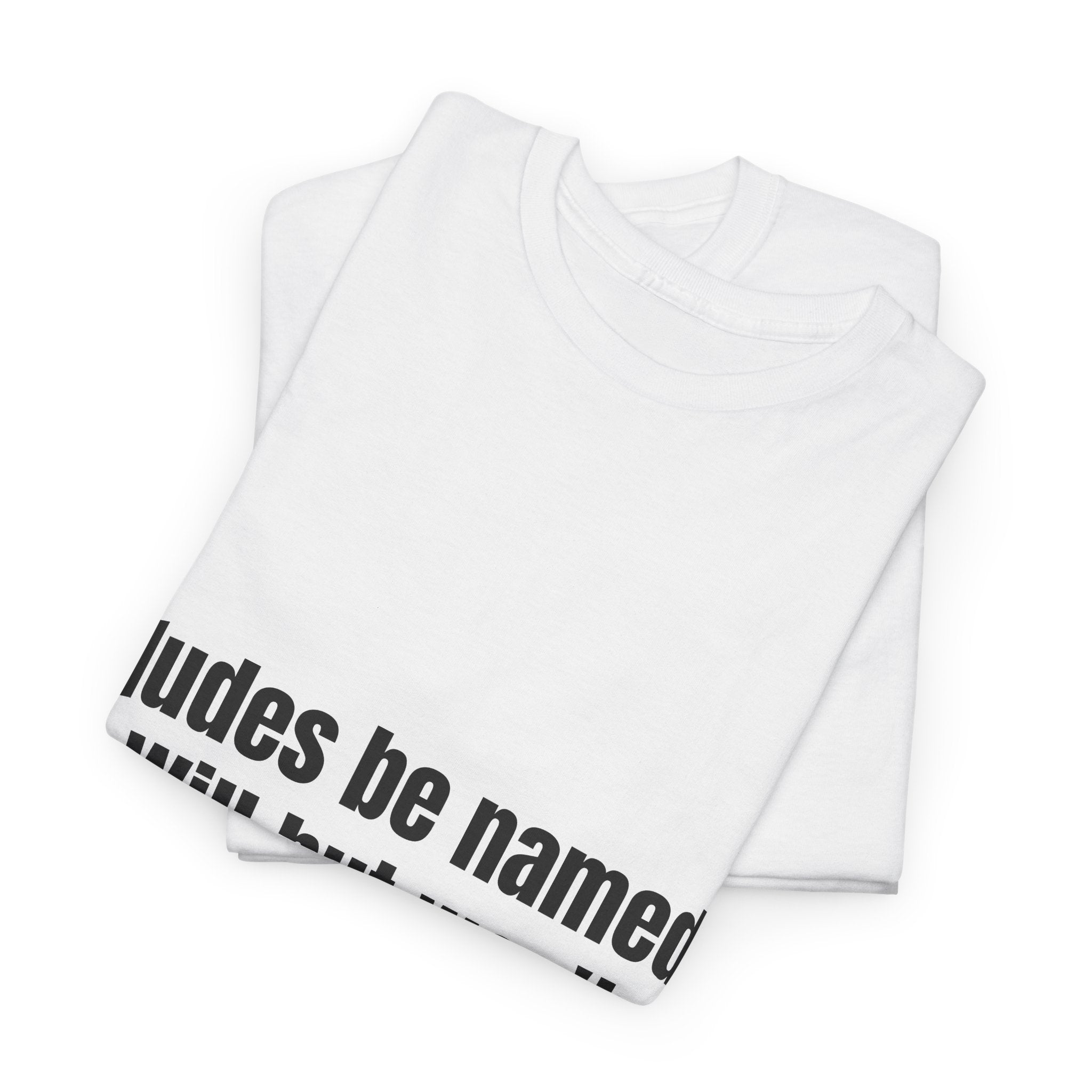 Dudes Be Named Will But Won't T-Shirt