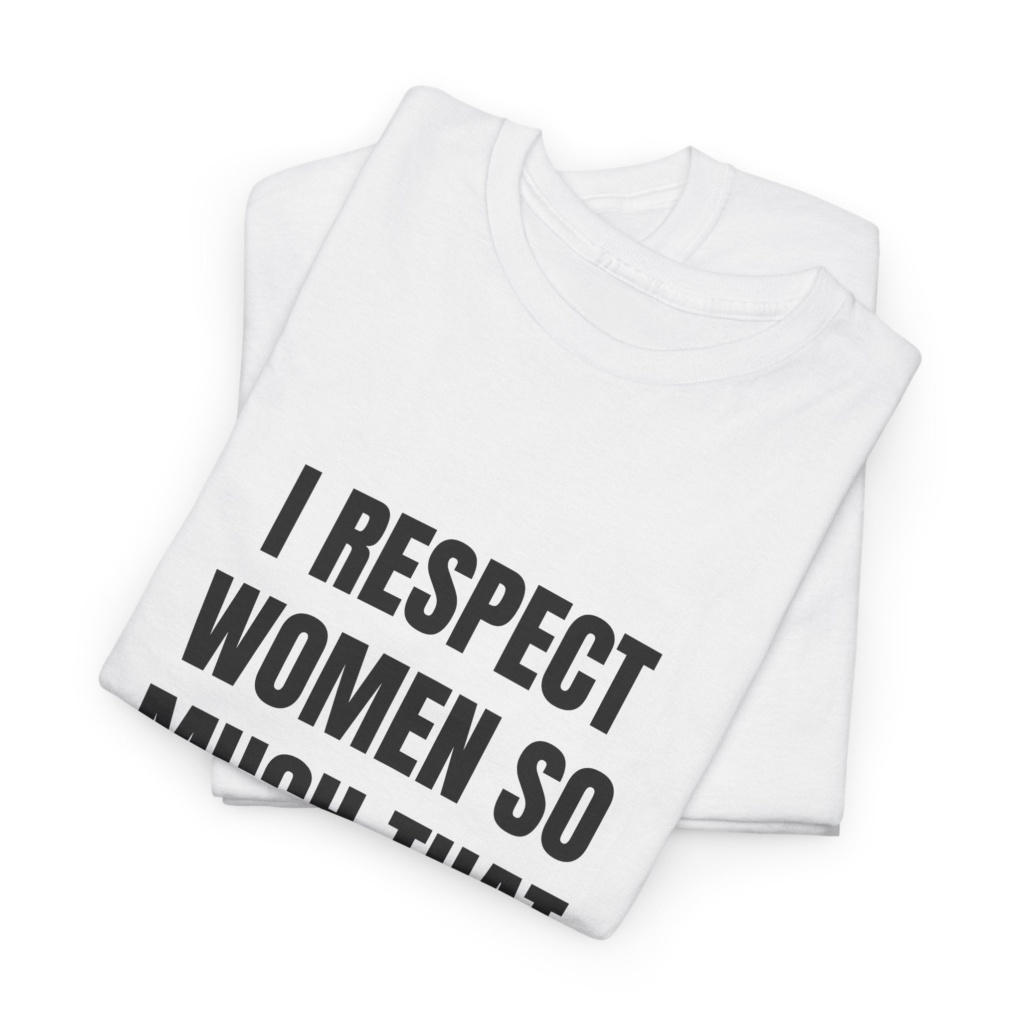 I Respect Women So Much That I Never Have Sex With Them T-Shirt