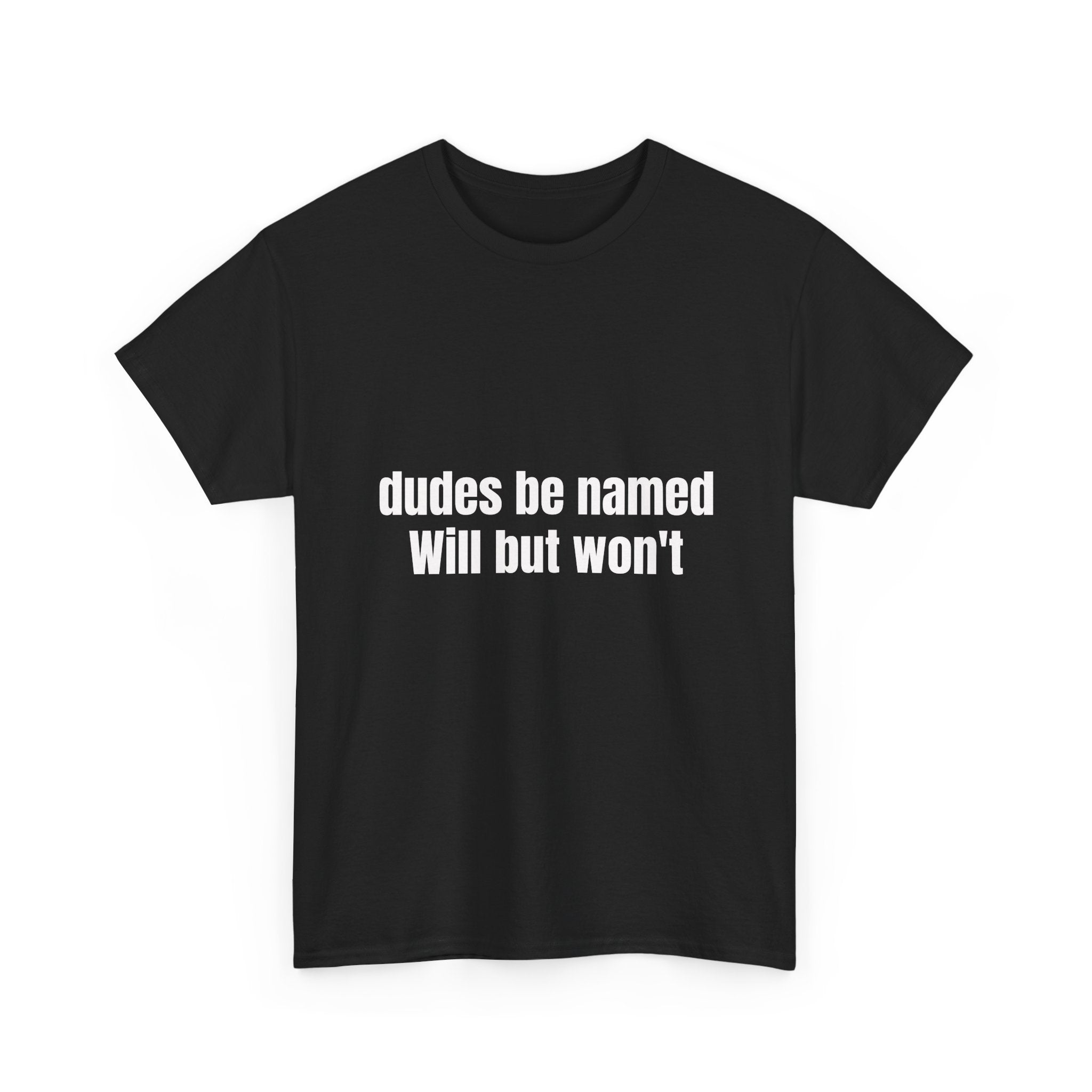 Dudes Be Named Will But Won't T-Shirt