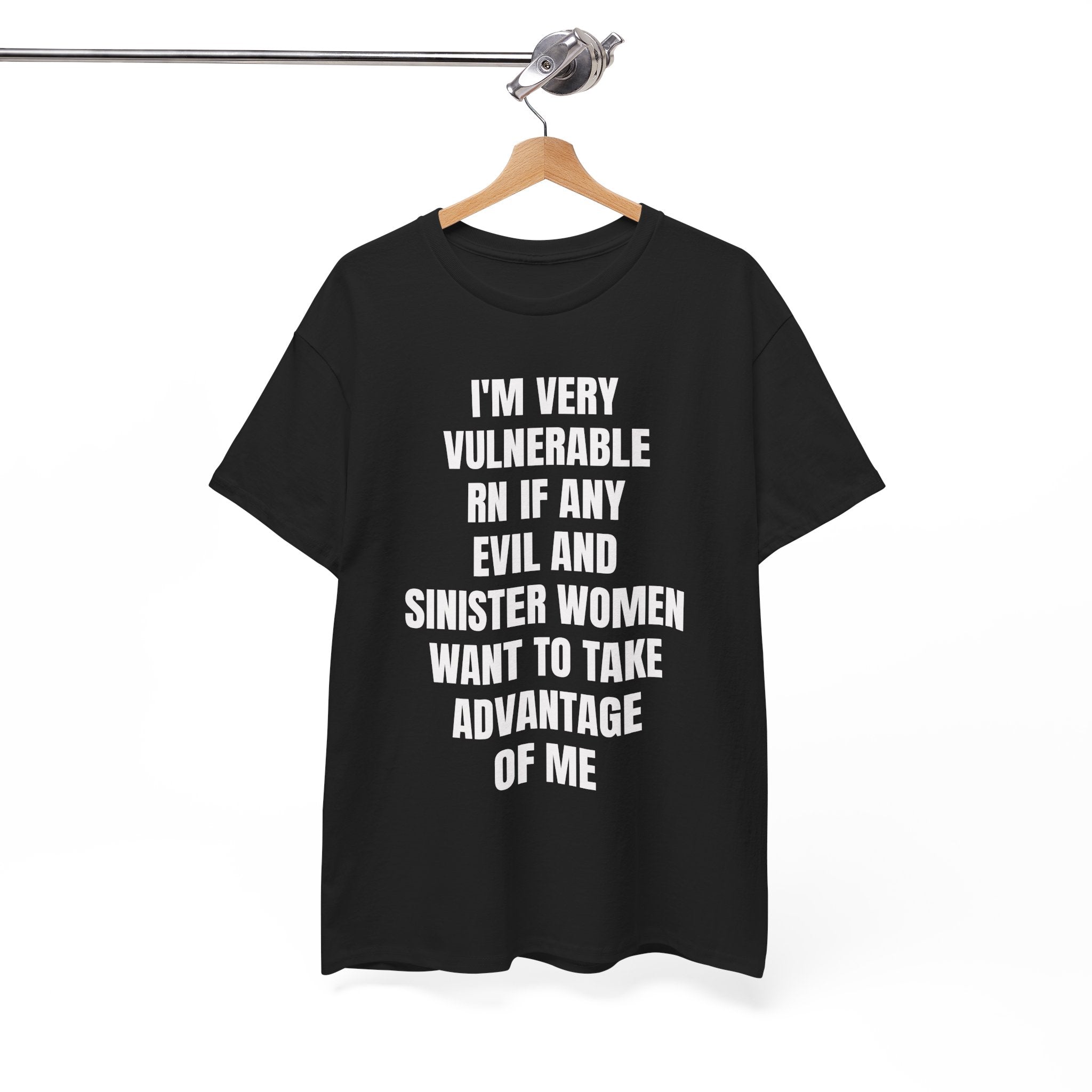 I'm Very Vulnerable RN If Any Evil And Sinister Women Want To Take Advantage Of Me T-Shirt