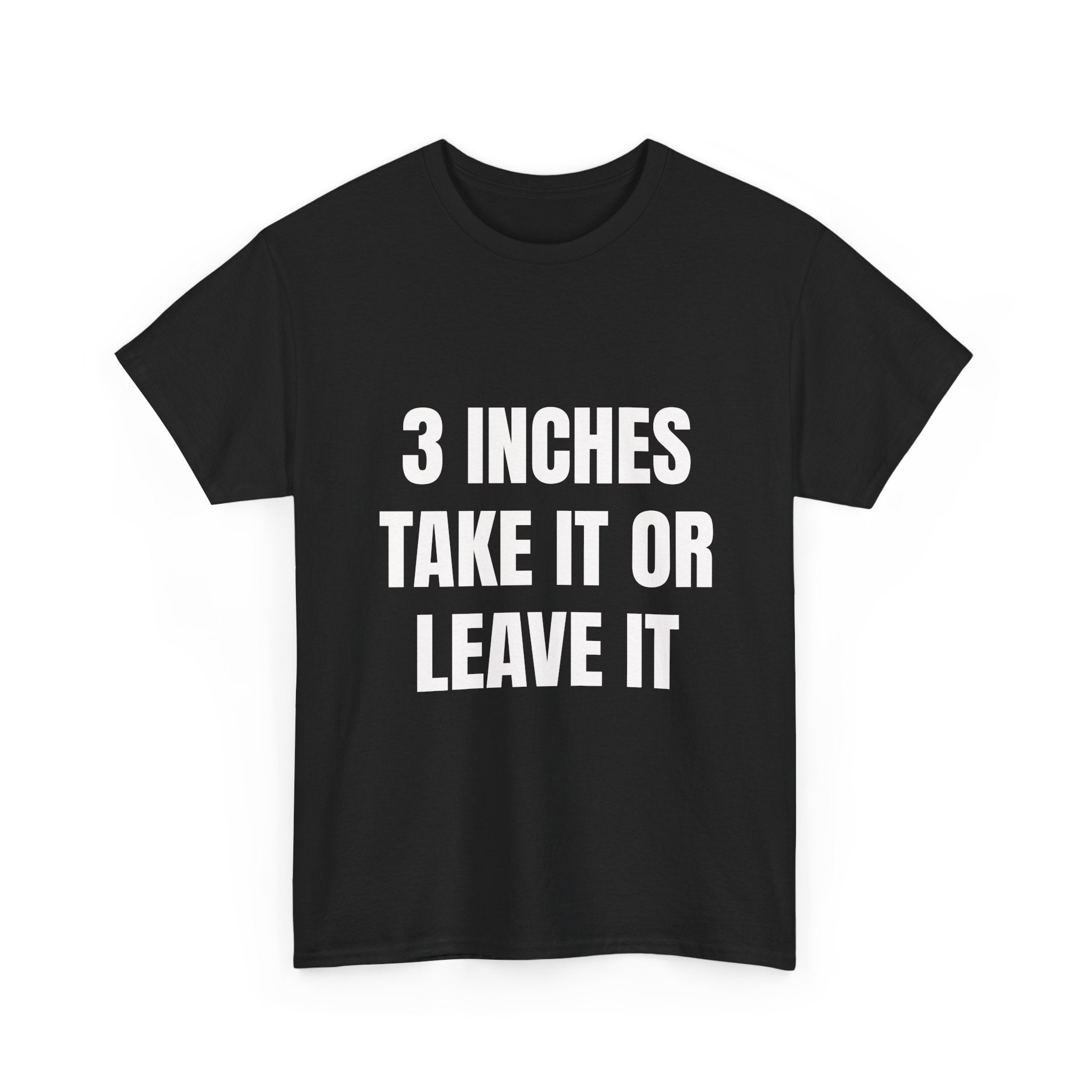 3 Inches Take It Or Leave It T-Shirt