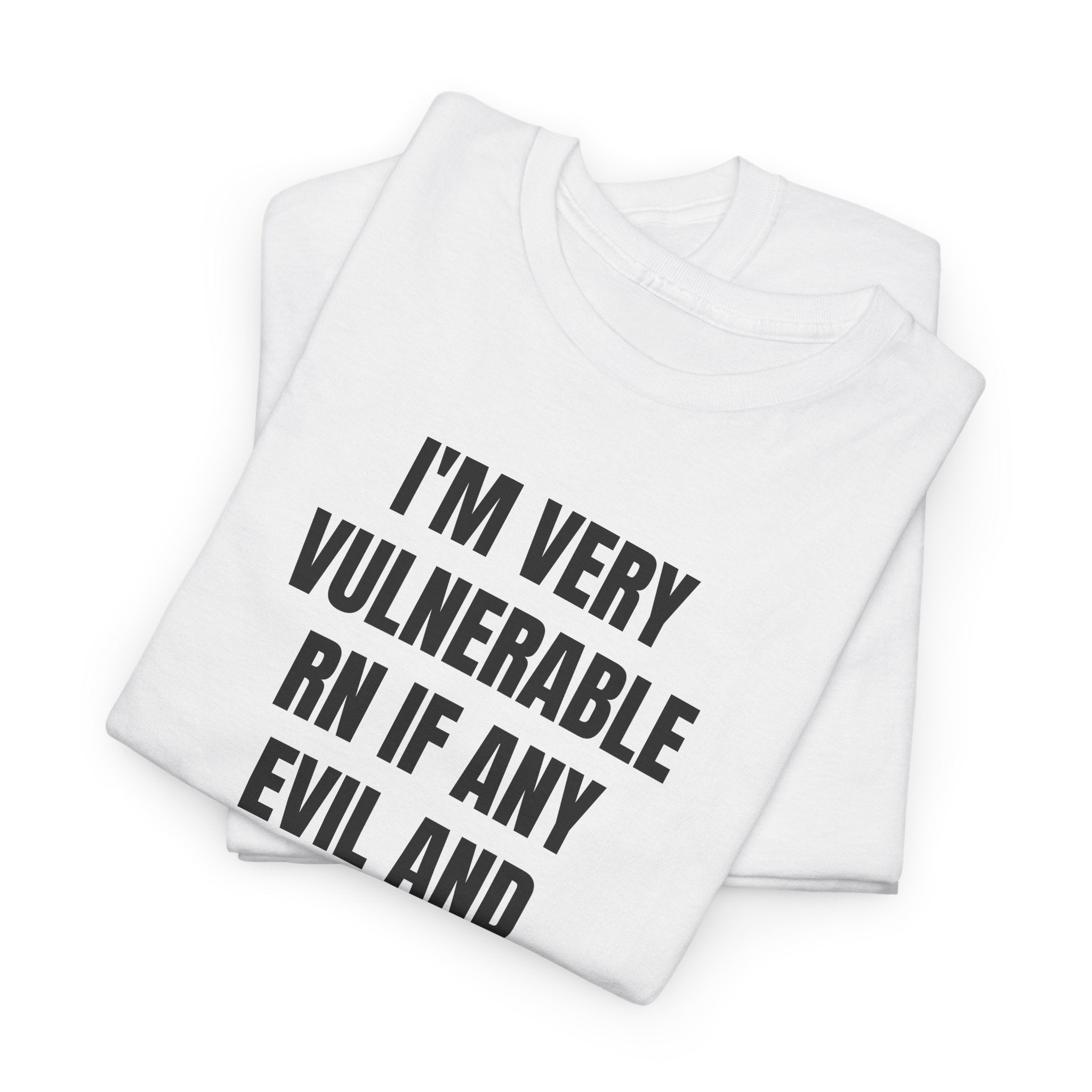 I'm Very Vulnerable RN If Any Evil And Sinister Women Want To Take Advantage Of Me T-Shirt